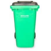 240L Wheelie Bin | 240L General Purpose Wheelie Bin | 240LG-G | Lime Green Bin with Gray Lid | Wheelie Bin for General Purpose Spill Kits | Ecospill Brisbane Sydney Melbourne Perth Canberra Australia